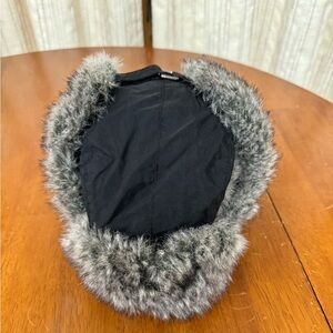 COZY faux fur flap bomber hat small